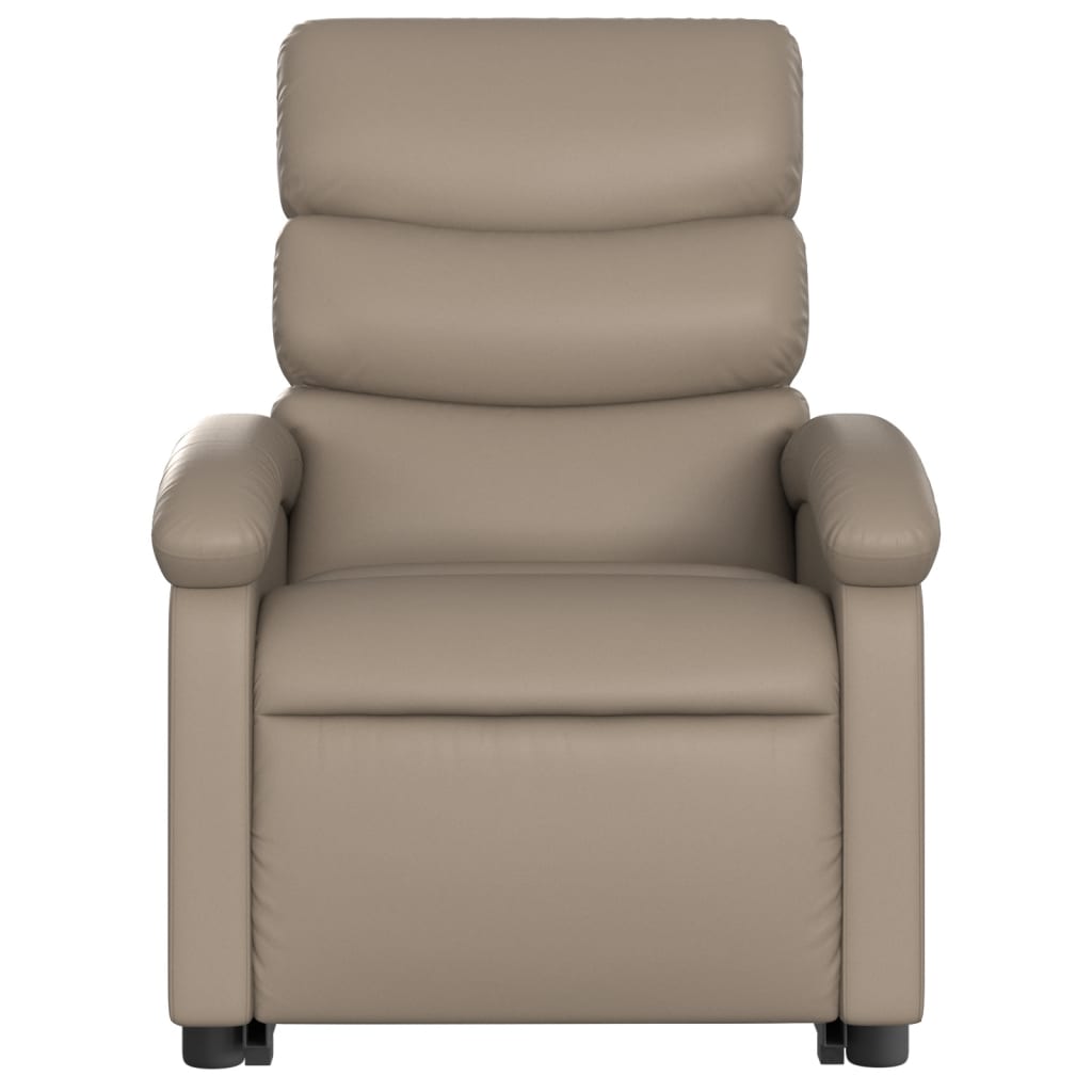 Fauteuil inclinable électrique cappuccino similicuir