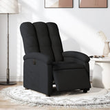 Fauteuil inclinable électrique Noir Tissu