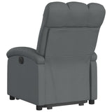 Fauteuil inclinable Gris foncé Tissu