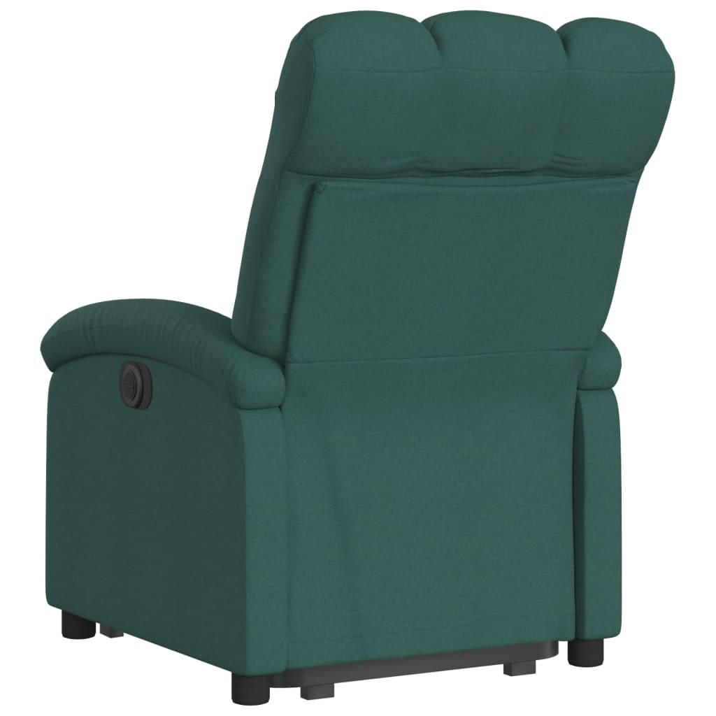 Fauteuil inclinable vert foncé tissu