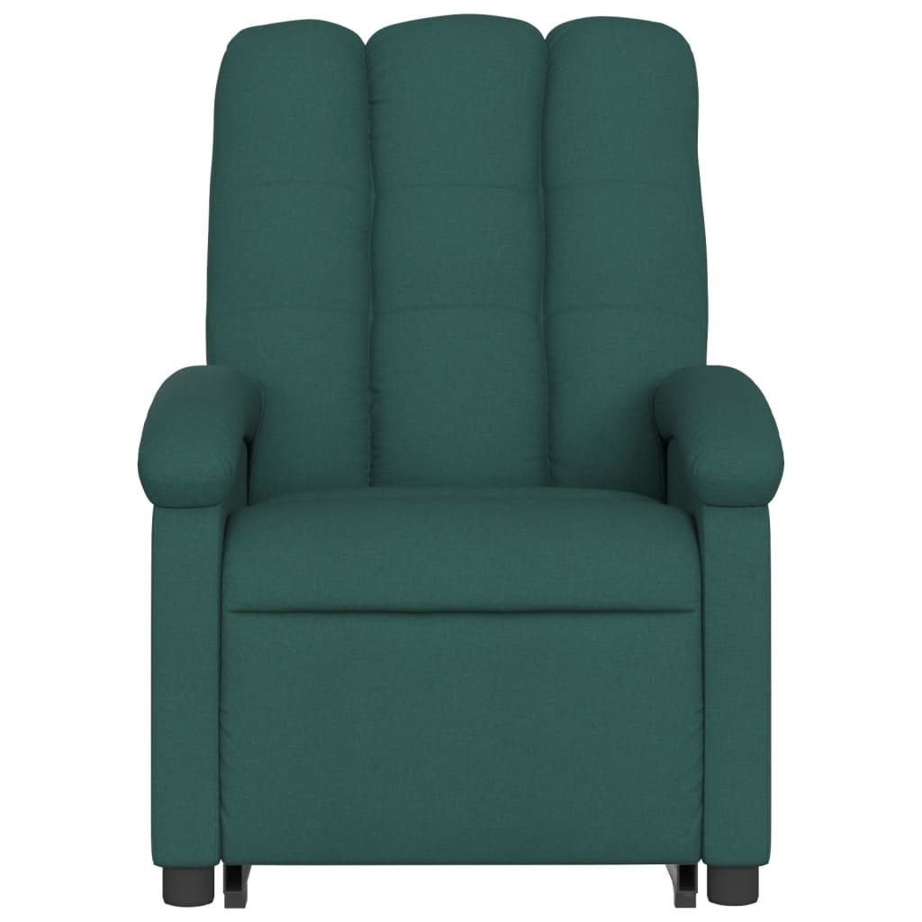 Fauteuil inclinable vert foncé tissu