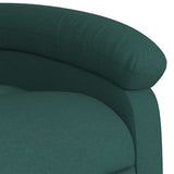 Fauteuil inclinable vert foncé tissu