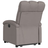 Fauteuil inclinable taupe tissu