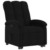 Fauteuil inclinable électrique noir tissu