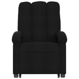 Fauteuil inclinable électrique noir tissu