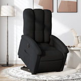 Fauteuil inclinable électrique noir tissu