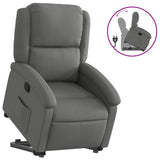 Fauteuil inclinable Gris foncé Tissu