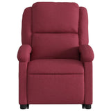 Fauteuil inclinable rouge bordeaux tissu