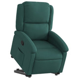 Fauteuil inclinable vert foncé tissu