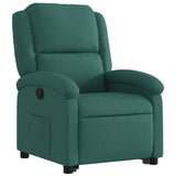 Fauteuil inclinable vert foncé tissu