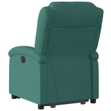 Fauteuil inclinable vert foncé tissu