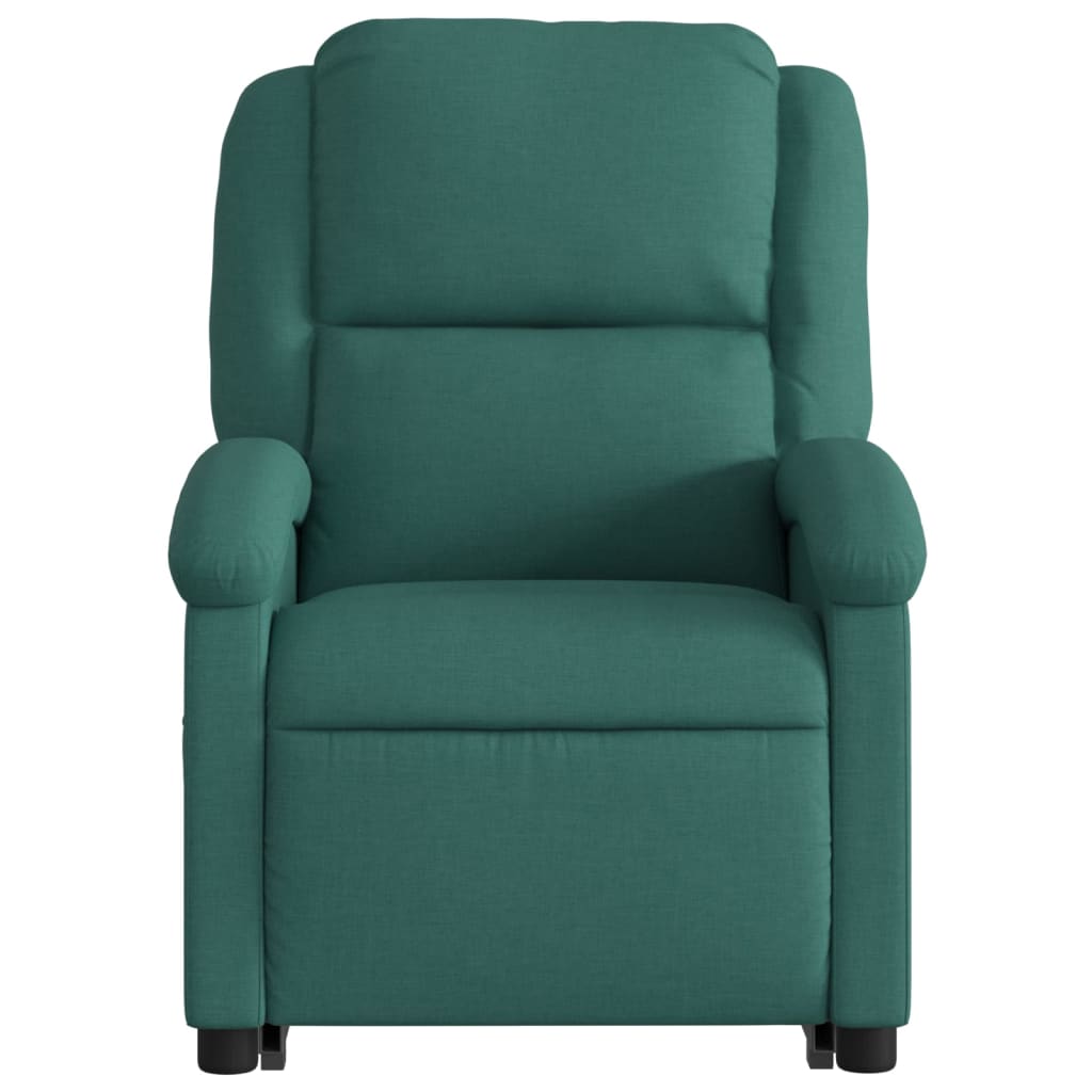 Fauteuil inclinable vert foncé tissu