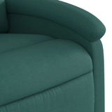 Fauteuil inclinable vert foncé tissu