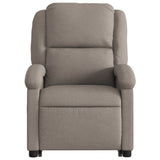 Fauteuil inclinable taupe tissu