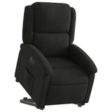 Fauteuil inclinable électrique noir tissu