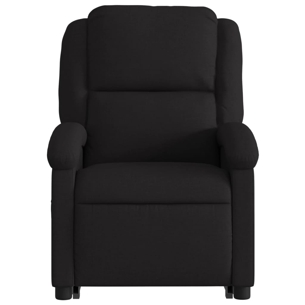 Fauteuil inclinable électrique noir tissu