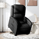 Fauteuil inclinable électrique noir tissu