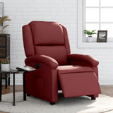 Fauteuil inclinable électrique Rouge bordeaux Similicuir