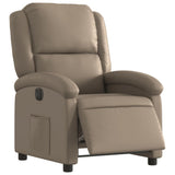 Fauteuil inclinable électrique Cappuccino Similicuir