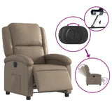 Fauteuil inclinable électrique Cappuccino Similicuir