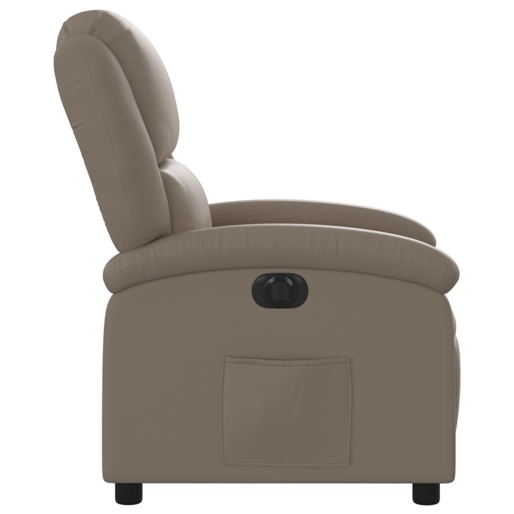 Fauteuil inclinable électrique Cappuccino Similicuir