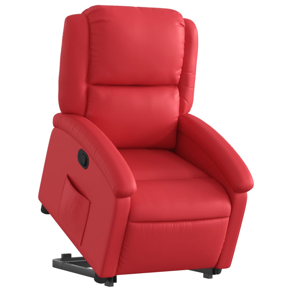 Fauteuil inclinable Rouge Similicuir