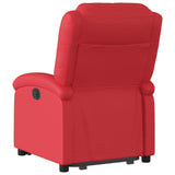 Fauteuil inclinable Rouge Similicuir