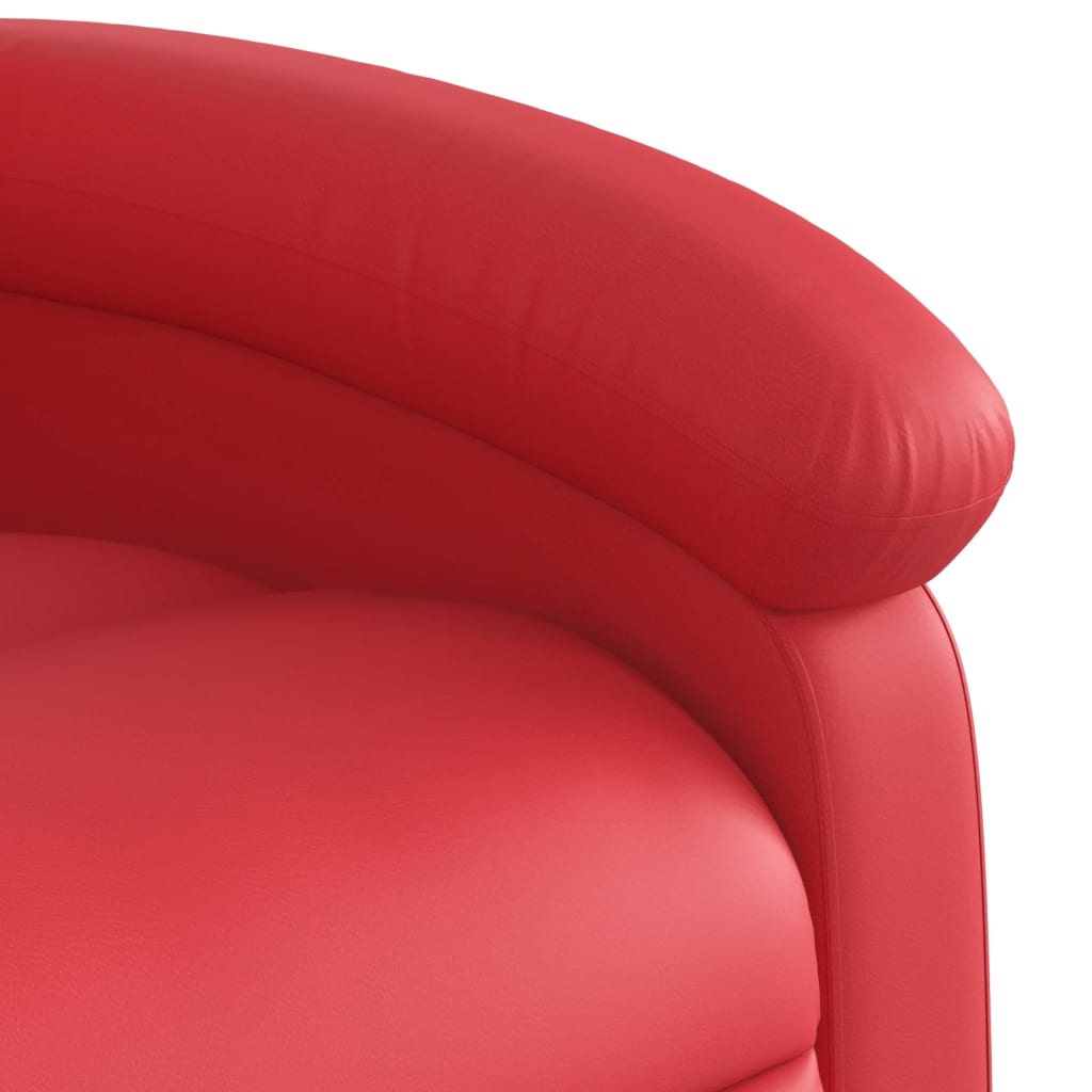 Fauteuil inclinable Rouge Similicuir