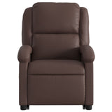 Fauteuil inclinable de massage Marron Similicuir