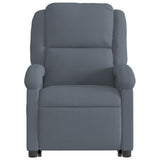 Fauteuil inclinable Gris foncé Velours