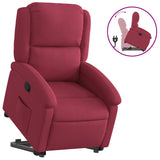 Fauteuil inclinable Rouge bordeaux Velours