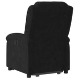 Fauteuil inclinable électrique noir velours