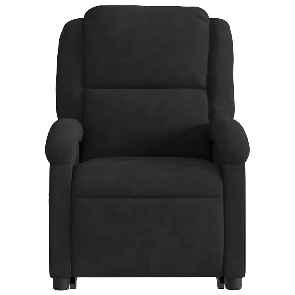 Fauteuil inclinable électrique noir velours