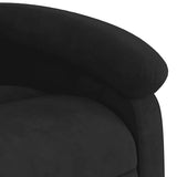 Fauteuil inclinable électrique noir velours