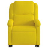 Fauteuil inclinable de massage électrique jaune velours