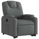 Fauteuil inclinable Gris foncé Tissu