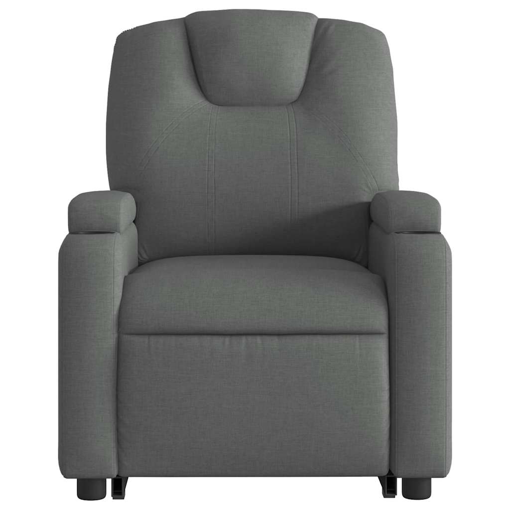 Fauteuil inclinable Gris foncé Tissu