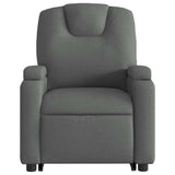 Fauteuil inclinable Gris foncé Tissu