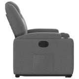 Fauteuil inclinable Gris foncé Tissu