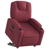 Fauteuil inclinable rouge bordeaux tissu