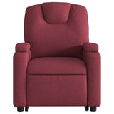 Fauteuil inclinable rouge bordeaux tissu