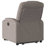 Fauteuil inclinable taupe tissu