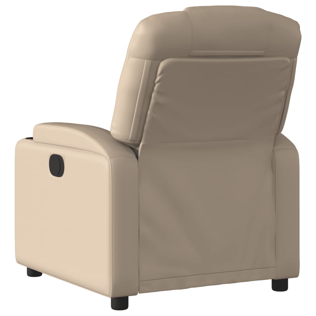 Fauteuil inclinable électrique Cappuccino Similicuir