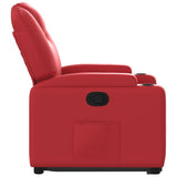 Fauteuil inclinable Rouge Similicuir