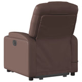 Fauteuil inclinable de massage Marron Similicuir