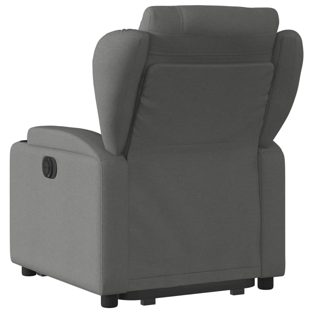 Fauteuil inclinable Gris foncé Tissu