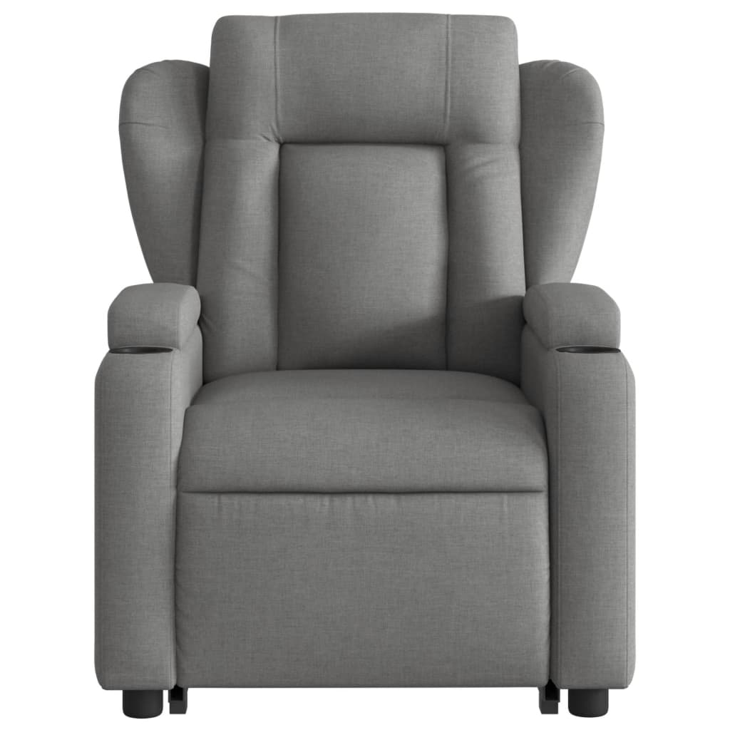 Fauteuil inclinable Gris foncé Tissu