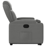 Fauteuil inclinable Gris foncé Tissu