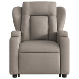 Fauteuil inclinable taupe tissu