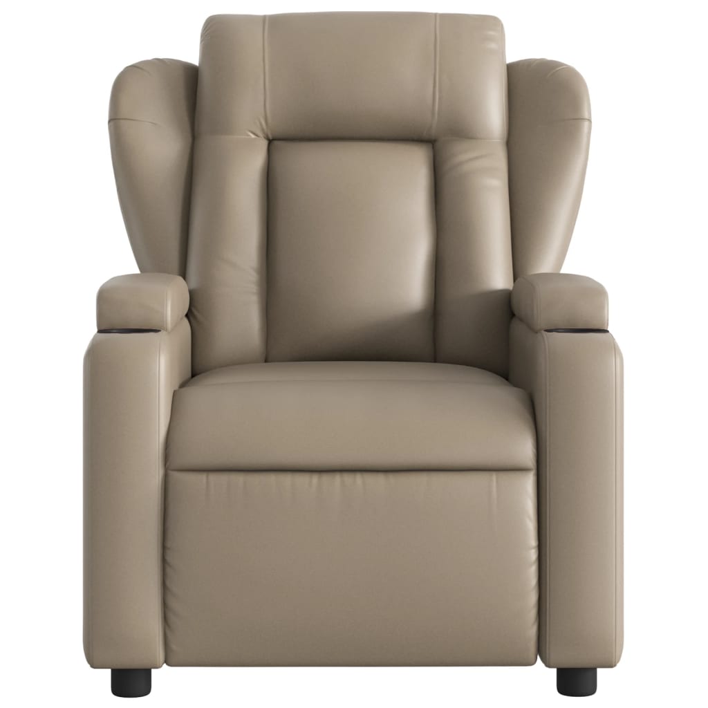 Fauteuil inclinable électrique Cappuccino Similicuir